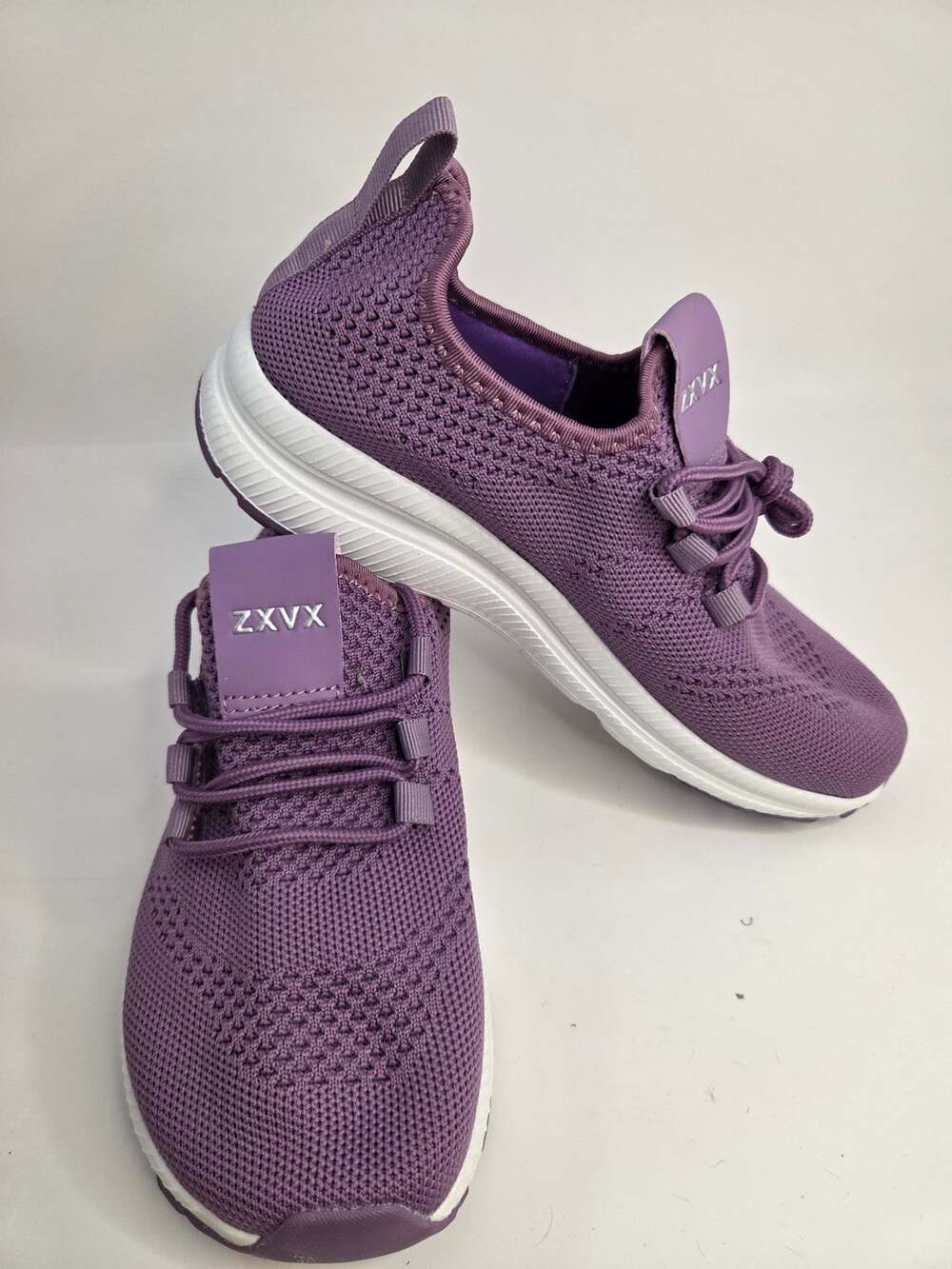 ZXVX Sneakers Size 36 Purple Mesh Running Walking Shoes